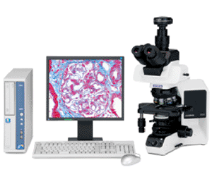 Image: The DP26 with BX53 configuration (Photo courtesy of Olympus). 